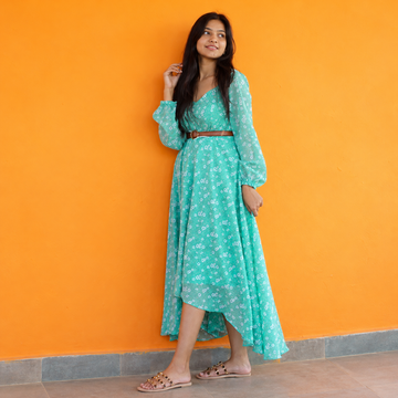 Maxi with belt Georgotte Western