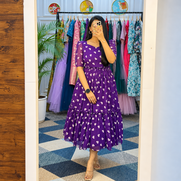 This Frock features soft Georgette Western
